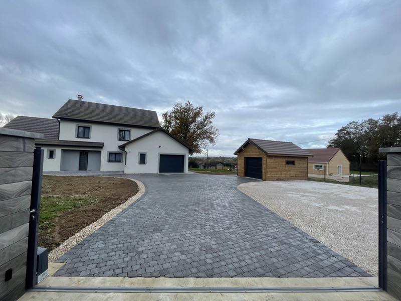 Réfection de cour en pavés Louhans 71